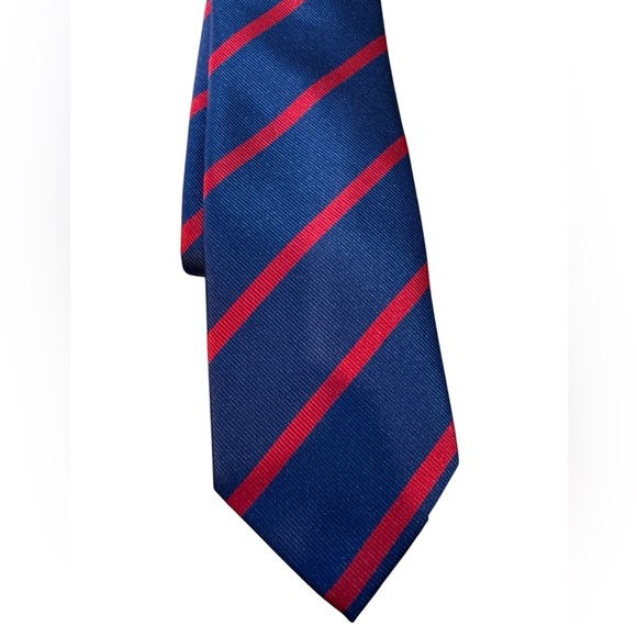Luther Pike Seattle Other - LUTHER PIKE SEATTLE Handmade Blue & Red Striped Tie